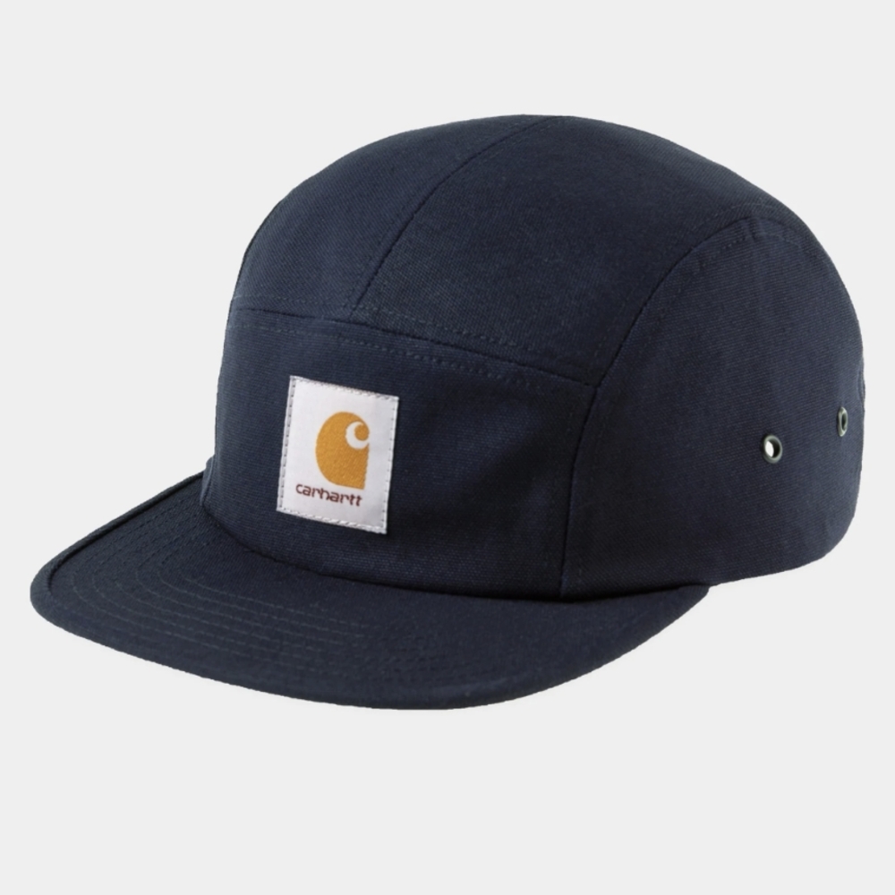 Carhartt Blue 5-Panel Hat with Logo